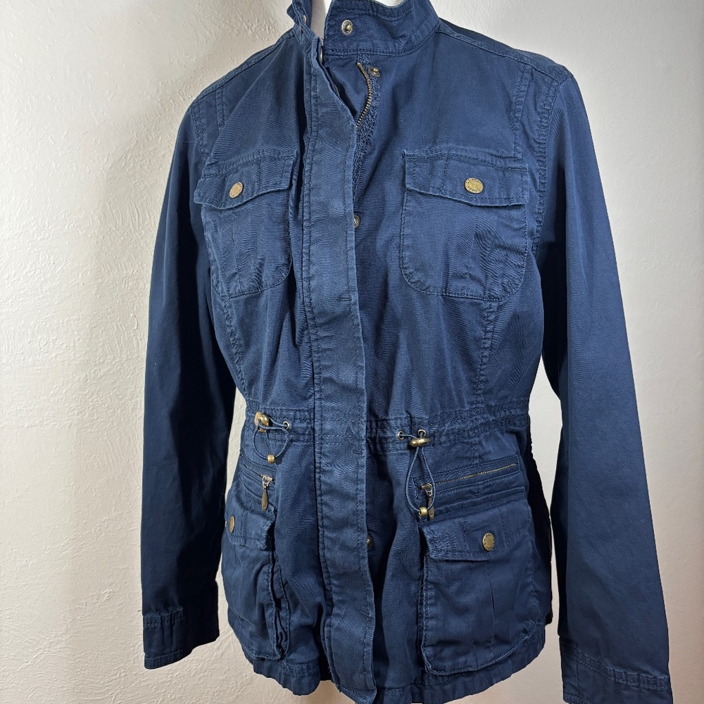 LL Bean Freeport Field Utility Jacket - Navy Blue - Picture 2 of 7